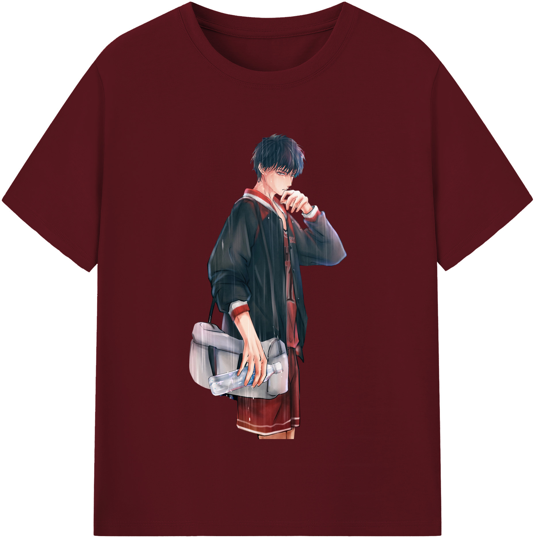 SLAM DUNK／スラムダンク 綿100％半袖Tシャツ（フロントプリント）